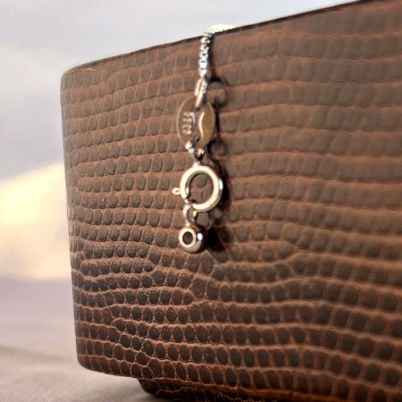 925 Sterling Silver Letter M Pendant Necklace